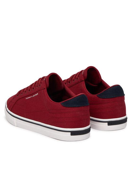 Tommy Hilfiger Tommy Hilfiger Teniszcipő Vulc Core Long Lace FM0FM05688 Bordó