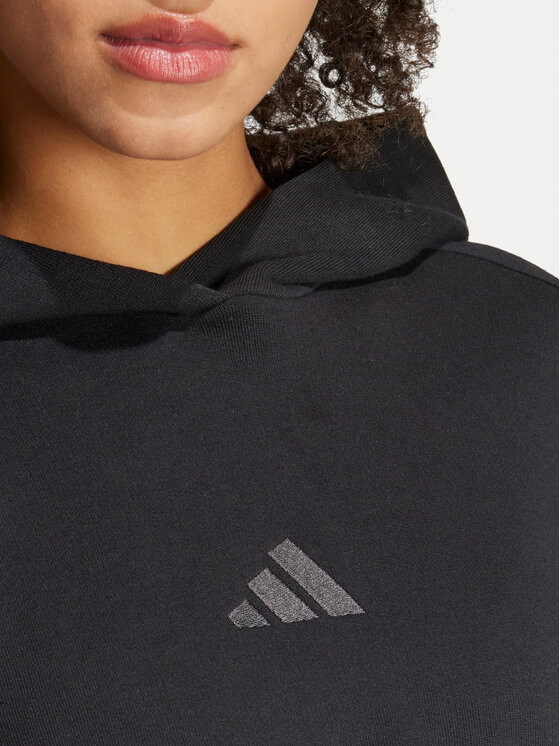 adidas adidas Μπλούζα ALL SZN French Terry 3-Stripes JI9104 Μαύρο Regular Fit