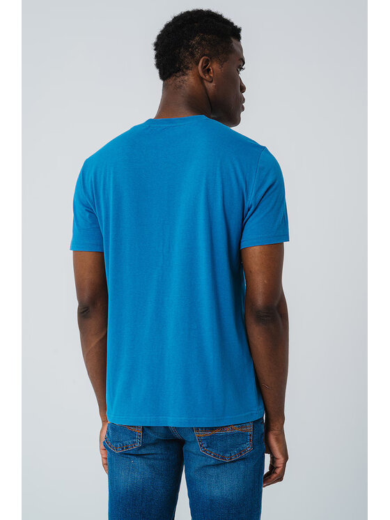 Mustang Mustang T-shirt Style Austin Blu Regular Fit