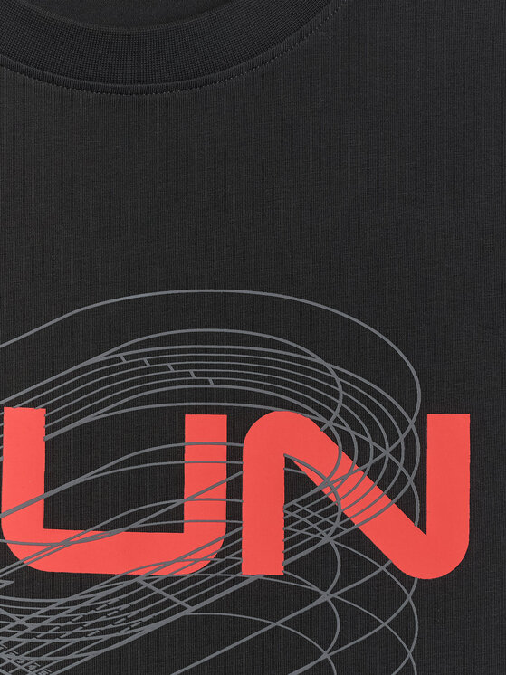 4F 4F T-Shirt MONOCHROME MOVEMENT Czarny Regular Fit