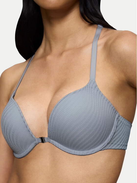Triumph Triumph Biustonosz push-up Harmony Spotlight 10217429 Niebieski