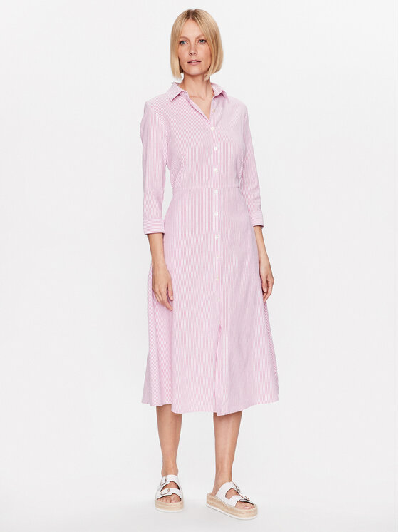 Iconique Srajčna obleka IC23 047 Roza Regular Fit