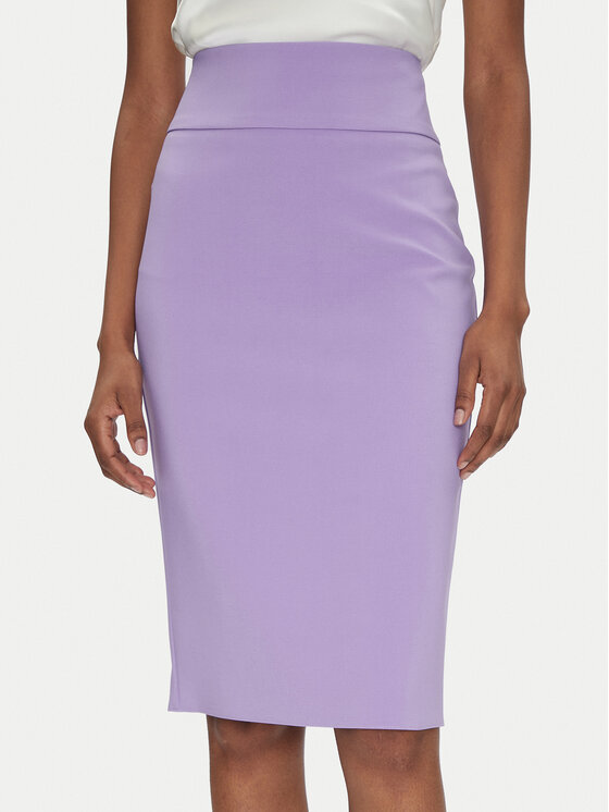 Rinascimento Rinascimento Bleistiftrock CFC0122808003 Violett Regular Fit