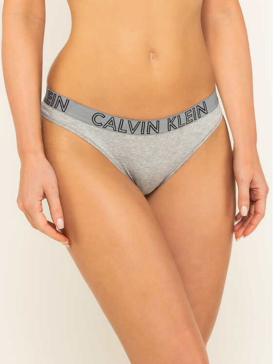 Calvin Klein Underwear Calvin Klein Underwear Kalhotky string Ultimate 000QD3636E Šedá