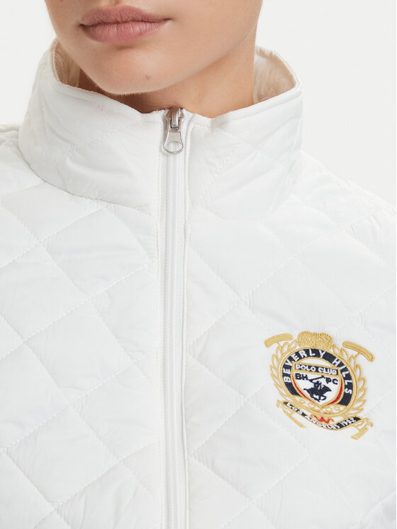 Beverly Hills Polo Club Beverly Hills Polo Club Μπουφάν μεταβατικό P-SS26W-JK0280-0009 Κρεμ Regular Fit