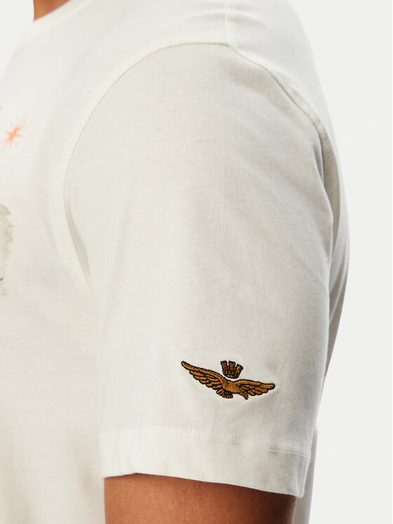 Aeronautica Militare Aeronautica Militare Тишърт 262TS2579UJ00750 Бял Regular Fit