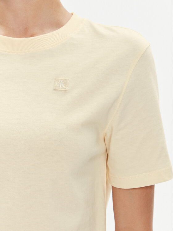 Calvin Klein Jeans Calvin Klein Jeans T-shirt J20J223226 Žuta Regular Fit