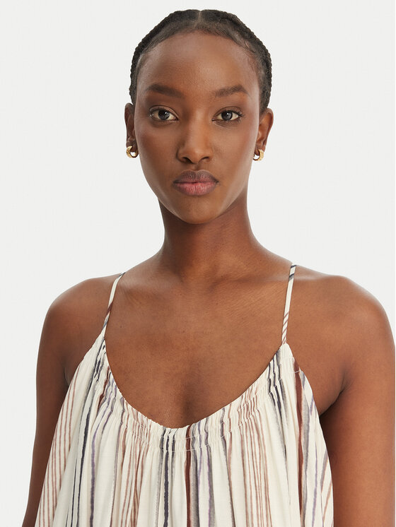 Eleh Eleh Vasaras kleita SS260133 Écru Relaxed Fit