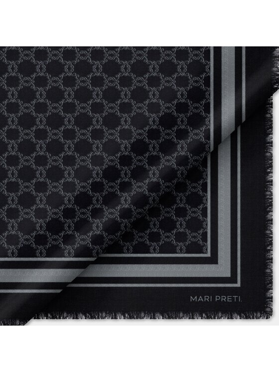 MARI PRETI MARI PRETI Foulard MONOGRAM M Bordeaux