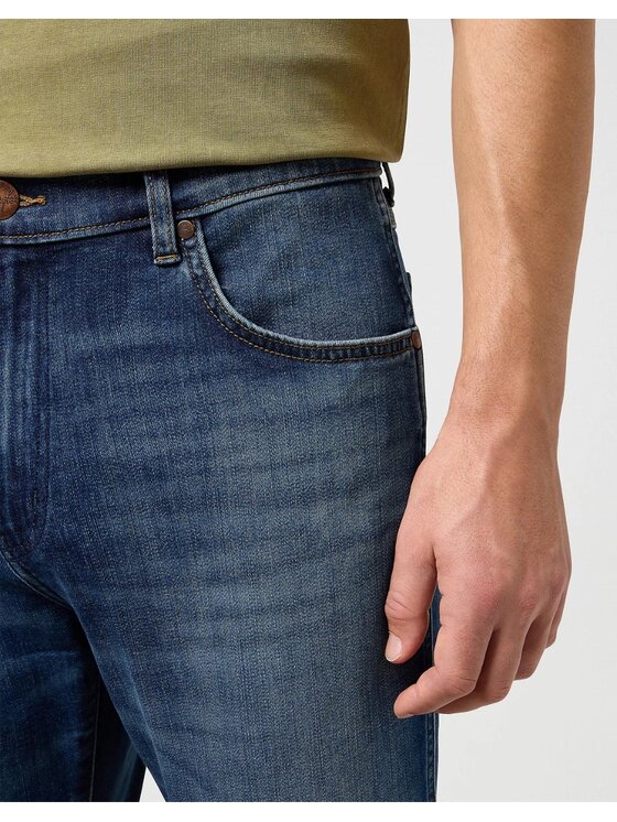 Wrangler Wrangler Jeansy Larston Niebieski Slim Fit