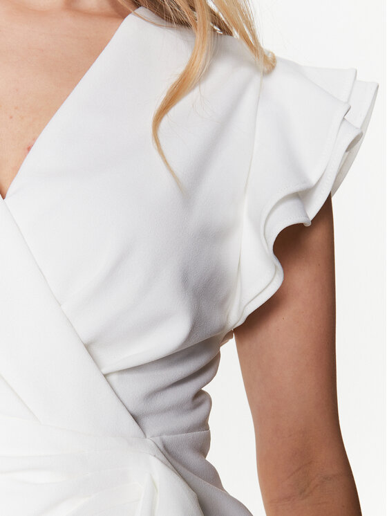 DKNY DKNY Abito da cocktail DD3C1468 Bianco Regular Fit