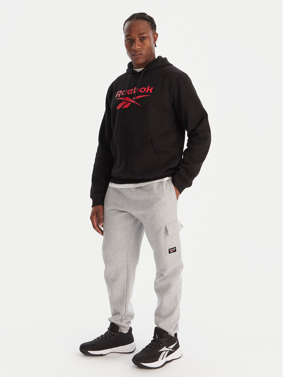 Reebok Reebok Суитшърт RK25152CCM Черен Regular Fit