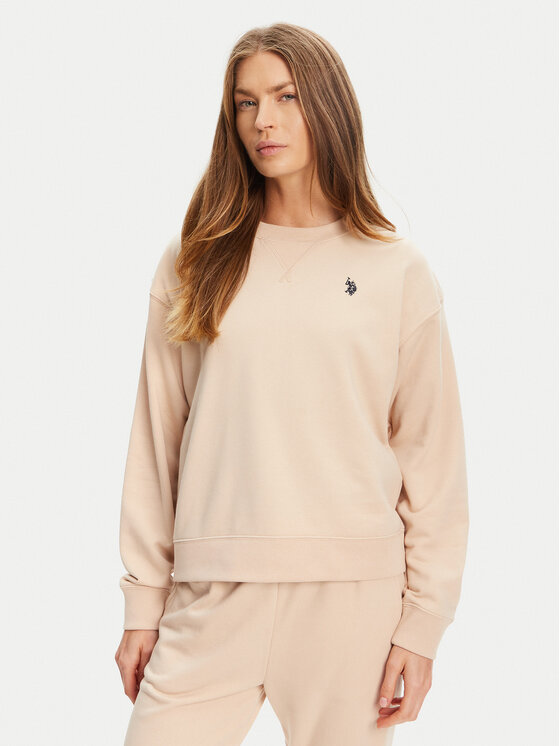 U.S. Polo Assn. U.S. Polo Assn. Pulóver WUP1492 Bézs Regular Fit