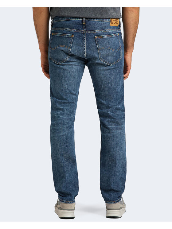 Lee Lee Jeansy RIDER Niebieski Slim Fit