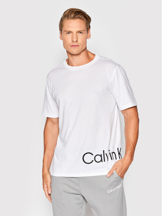 Calvin Klein Performance Marškinėliai 00GMS2K111 Balta Regular Fit