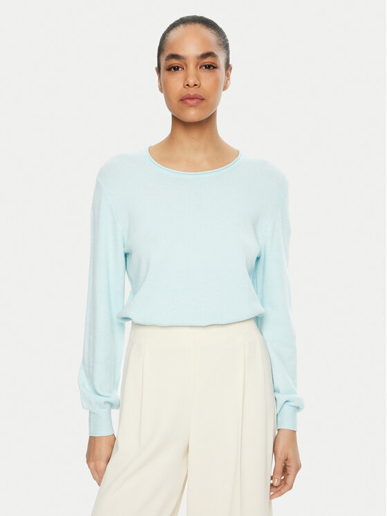 Olsen Olsen Светр 11000585 Блакитний Regular Fit