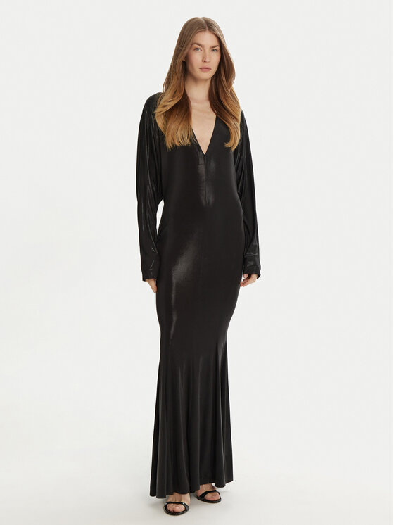 NORMA KAMALI NORMA KAMALI Večerní šaty ST3243LMF19001 Černá Slim Fit