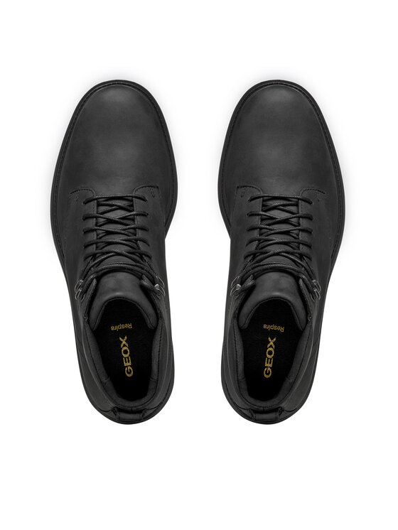 Geox Geox Schnürschuhe U Spherica Ec7 U56FRC 000FF C9999 Schwarz