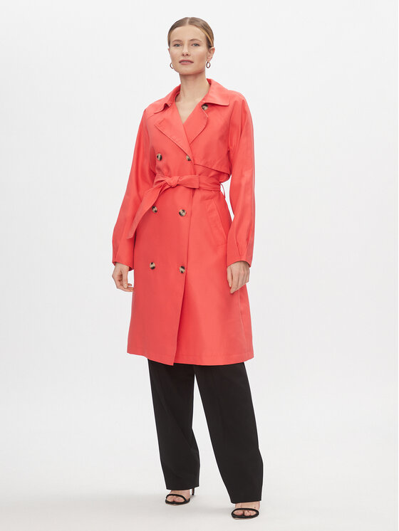 Vero Moda Trench Doreen 10301287 Rosa Regular Fit, taglia : S