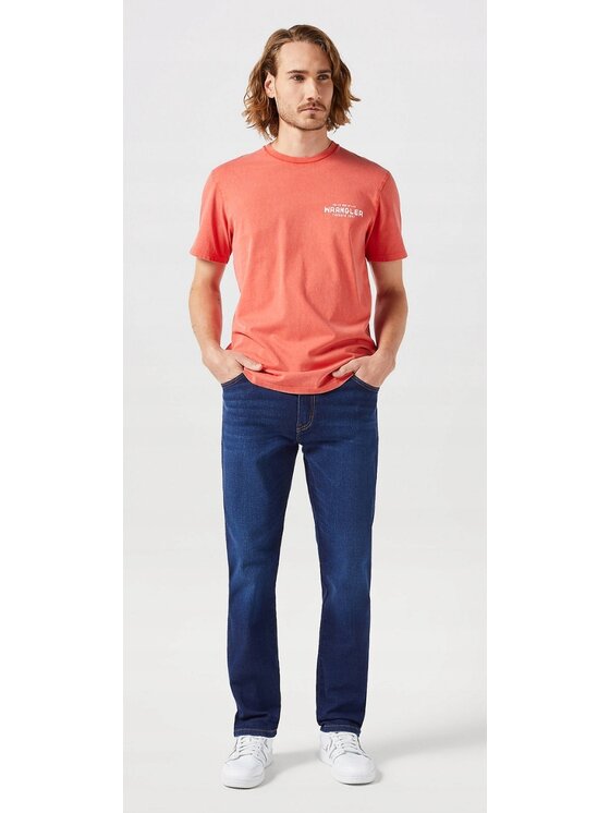 Wrangler Wrangler Jeansy Texas Slim Niebieski Slim Fit