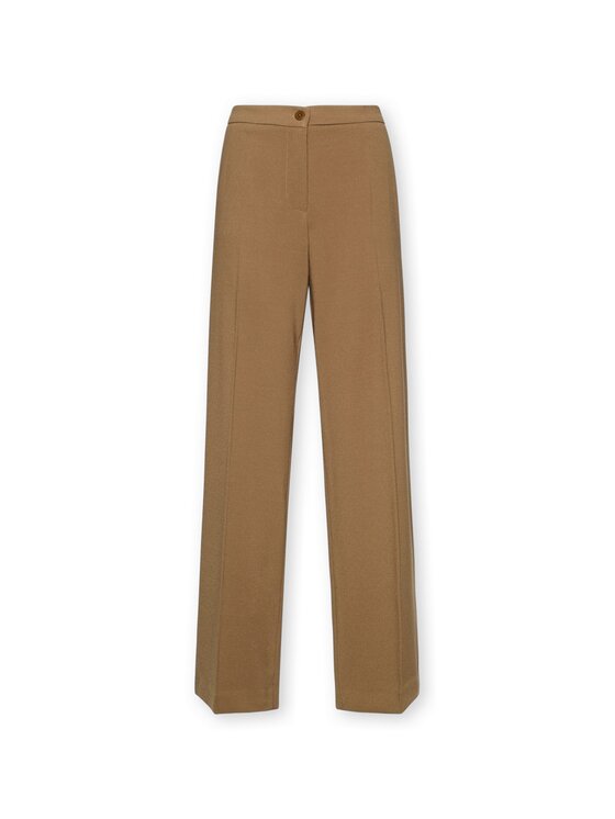 Elena Mirò Elena Mirò Spodnie materiałowe P053P000580N0E2 Kremowy Flare Fit