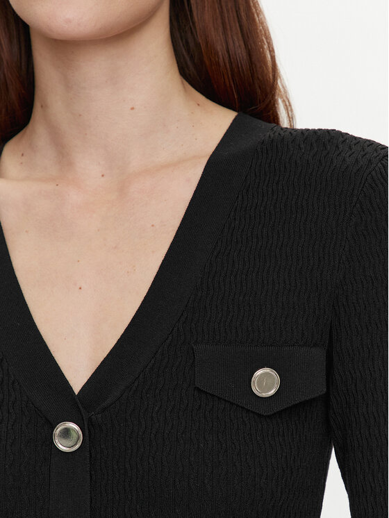 Morgan Morgan Trikotažinė suknelė 241-RMLILY Juoda Slim Fit