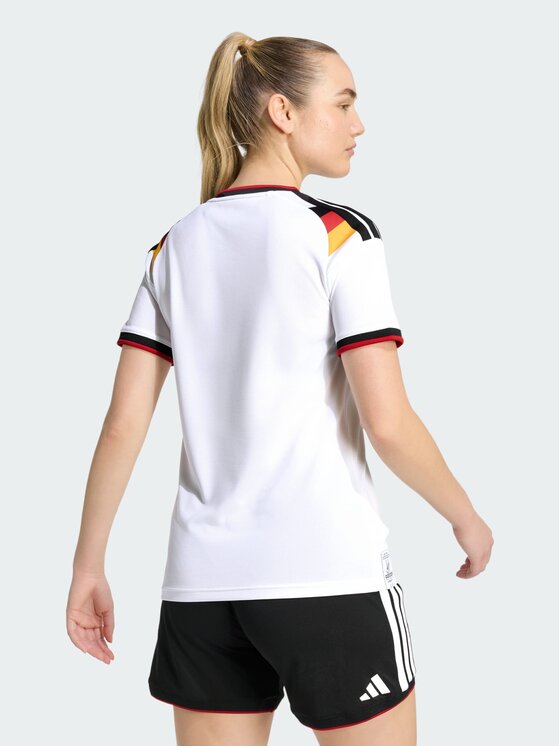 adidas adidas Koszulka techniczna Germany 26 Women's Team Home Jersey Biały Regular Fit