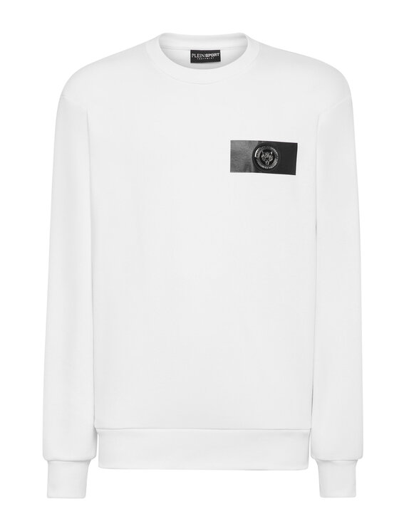 Plein Sport Plein Sport Longsleeve 315 Biały Regular Fit