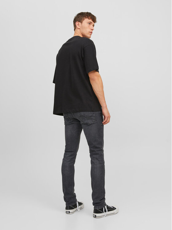 Jack & Jones Jack & Jones Jeansy Glenn 12243595 Černá Slim Fit