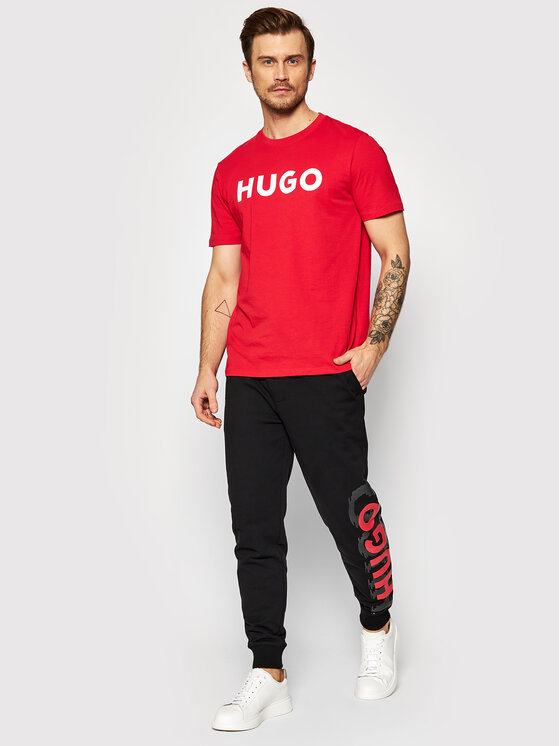HUGO Hugo T-shirt Dulivio 50467556 Crvena Regular Fit