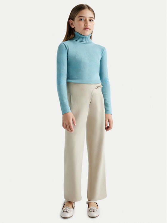Mayoral Mayoral Pantaloni di tessuto 7543 Beige Regular Fit