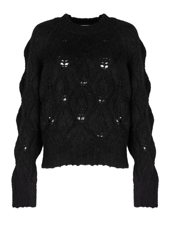 Silvian Heach Silvian Heach Πουλόβερ CVA22153MA Μαύρο Oversize