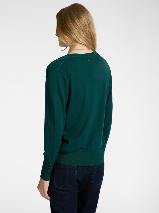 Elena Mirò Elena Mirò Cardigan M407Z000532N035 Verde Boxy Fit
