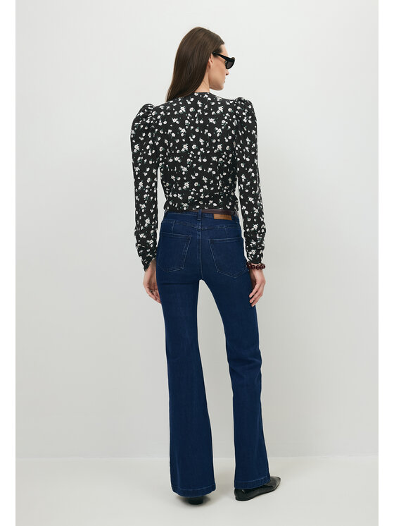 BIZUU BIZUU Body ALIBA FLORAL Czarny Standard Fit
