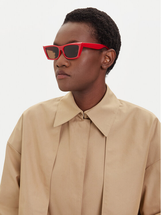 Pieces Pieces Ochelari de soare Pctrine Sunglass Box 175942 Roșu
