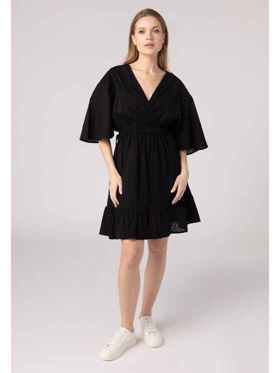 LAURELLA LAURELLA Sukienka codzienna Laurella 4UL124299 Czarny Regular Fit
