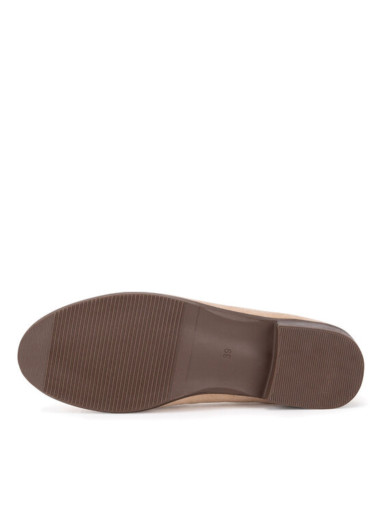 DeeZee DeeZee Mokasyny LE527-14 Beżowy