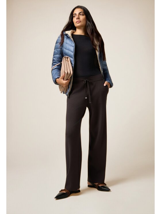 Oltre Oltre Pantaloni di tessuto P663J002321N013 Grigio Baggy Fit