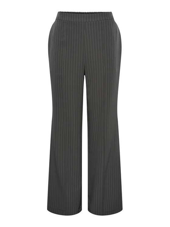 Pieces Pieces Spodnie materiałowe 17130407 Szary Loose Fit