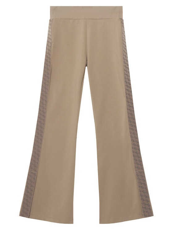 EA7 Emporio Armani Pantaloni trening 7G000250 AF12484 U6100 Bej închis Flare Fit