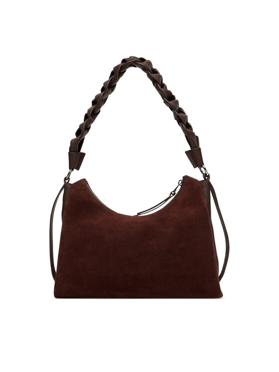 Coccinelle Coccinelle Ročna torba P6P Boheme Suede Bimaterial E1 P6P 13 03 01 Rjava