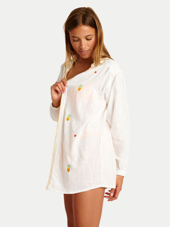 Banana Moon Banana Moon Cămașă Mika Yesenia LTL10 Alb Regular Fit