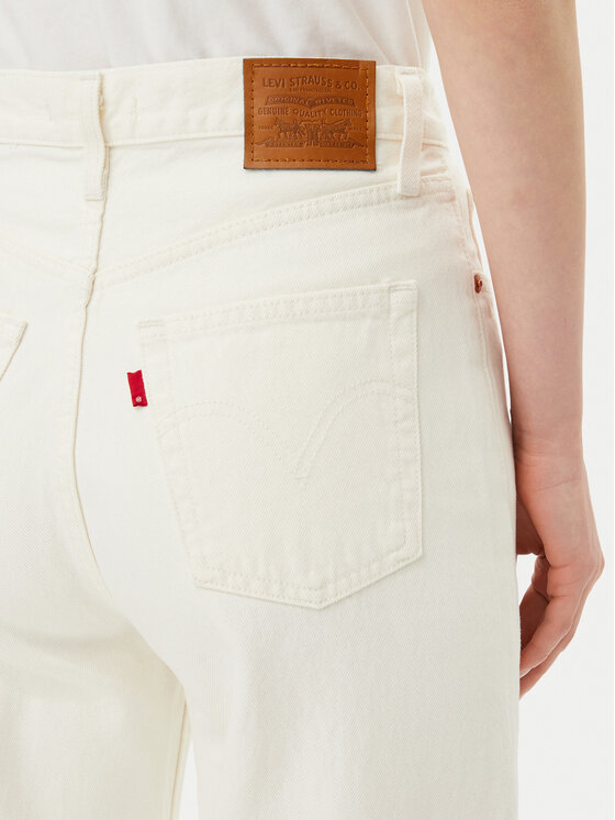 Levi's® Levi's® Džinsai Ribcage A6081-0009 Écru Wide Leg