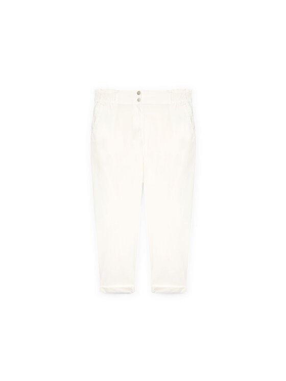 Fiorella Rubino Fiorella Rubino Pantaloni di tessuto P141L002114N011 Bianco Regular Fit