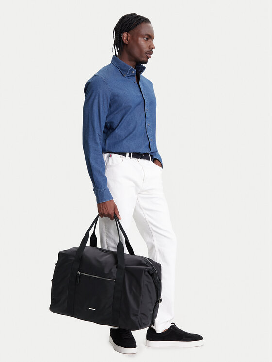 Calvin Klein Calvin Klein Σάκος Sleek Nylon Weekender Bag LV04D3043G Μαύρο