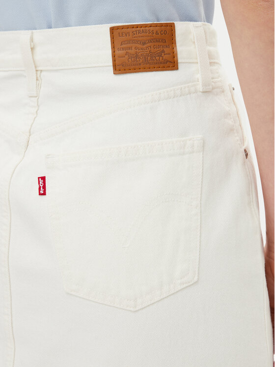 Levi's® Levi's® Jeans suknja 001VH-0002 Écru Regular Fit