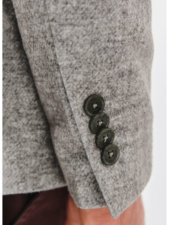 Pako Lorente Pako Lorente Marynarka P25WF-3X-035 Szary Slim Fit