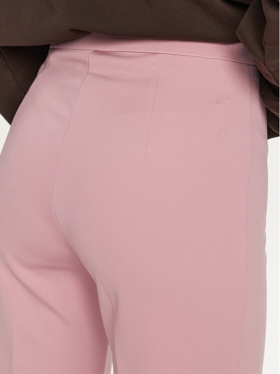 PINKO PINKO Medžiaginės kelnės Hulka 100054 A0HM Rožinė Regular Fit