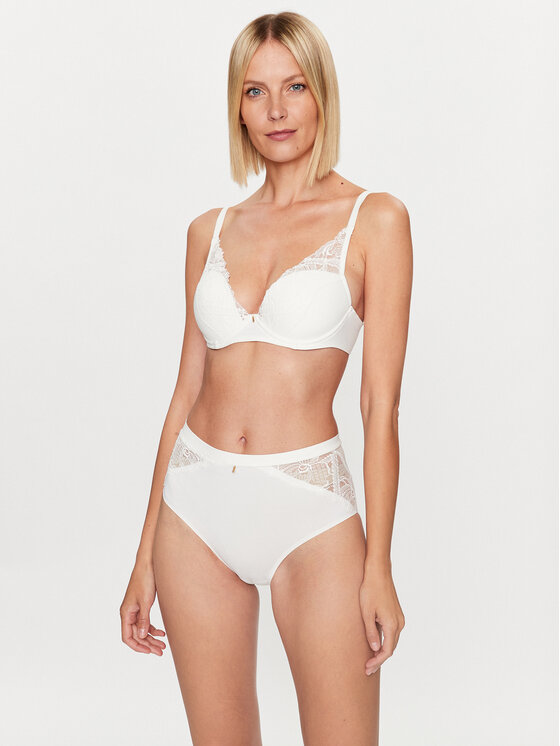 Chantelle Chantelle Biustonosz z fiszbiną Orangerie C17Q20 Biały