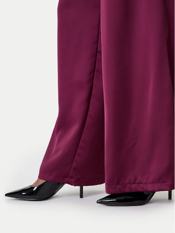 Rinascimento Rinascimento Pantaloni palazzo CFC0124993003 Vișiniu Wide Leg
